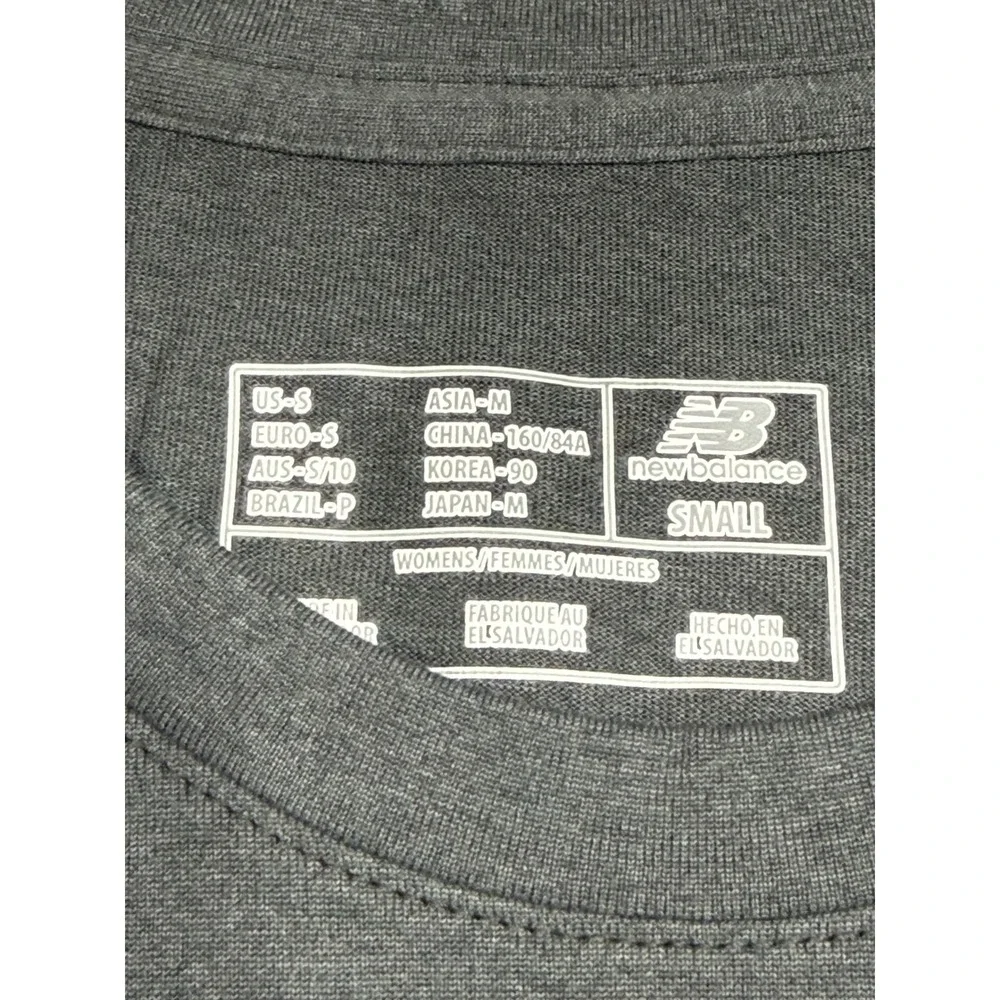 New Balance Womens NB Dry Long Sleeve Athletic Shirt Gray Heather Small NWT - Picture 4 of 5